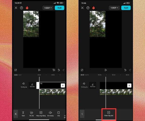 Hướng dẫn ghép 4 video vào 1 khung trên Capcut bước 5
