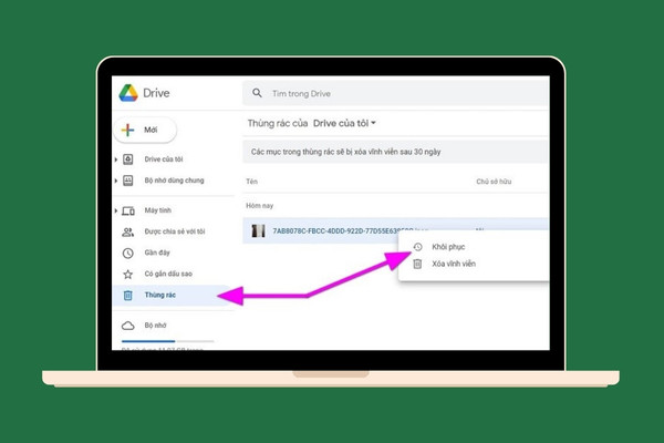 Khôi phục Google Sheet đã xóa vĩnh viễn