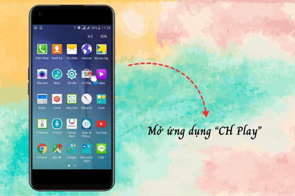 Hủy trên ứng dụng CH Play bước 1 Hủy trên ứng dụng CH Play bước 1