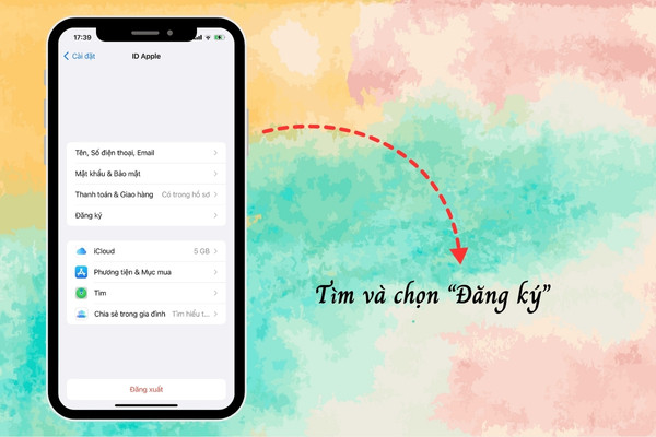 Hủy trong cài đặt iPhone bước 2 Hủy trong cài đặt iPhone bước 2