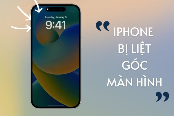 iPhone bị liệt góc màn hình