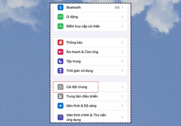 Khởi động lại thiết bị iPhone B2 Khởi động lại thiết bị iPhone B2