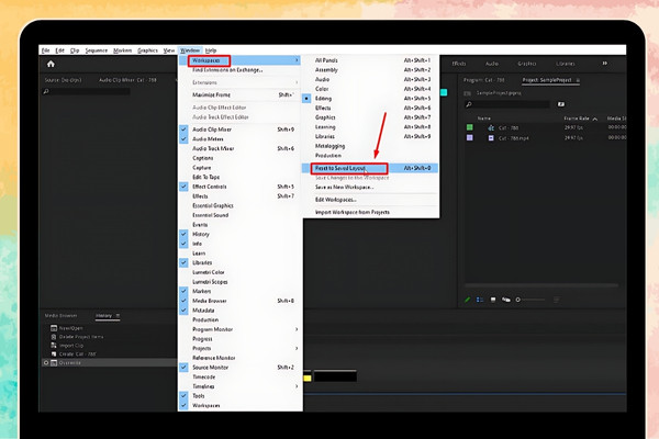 Cách mở Effect Control trong After Effect