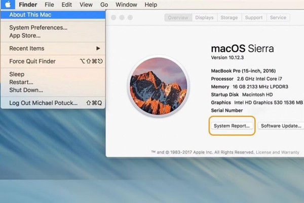 Kiểm tra cấu hình MacBook cũ trước khi mua 
