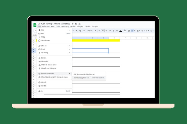 Khôi phục Google Sheet đã xóa vĩnh viễn