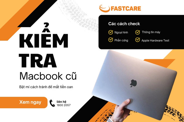 kiểm tra MacBook cũ
