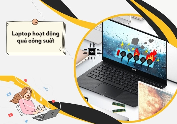 Laptop hoạt động quá công suất