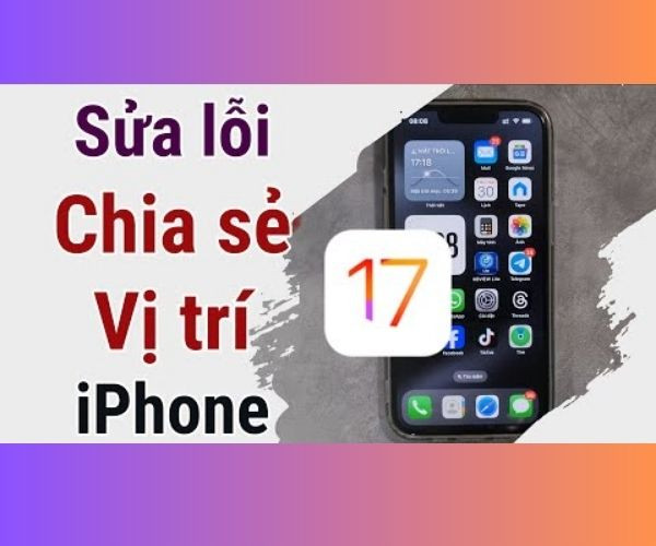 Không thể chia sẻ vị trí trên iPhone