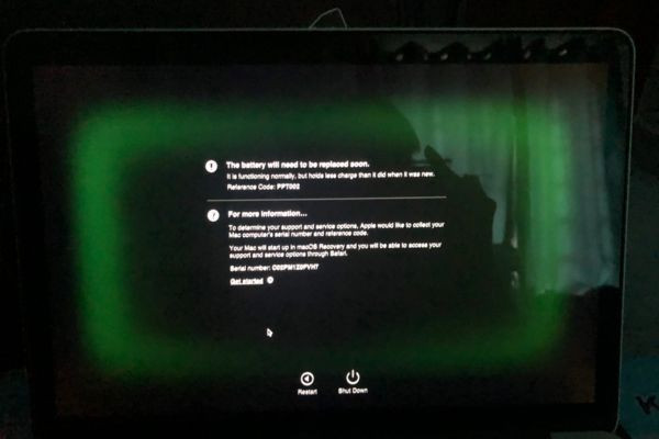 Lỗi màn hình MacBook Pro 2017