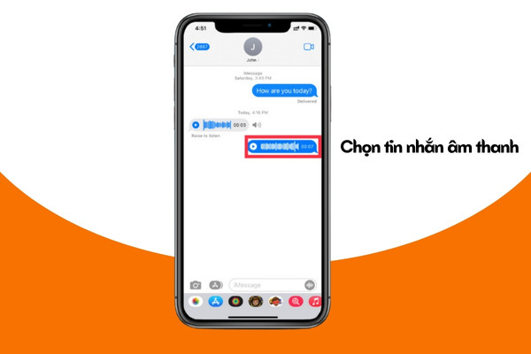 Tin nhắn âm thanh trên iPhone lưu ở đâu