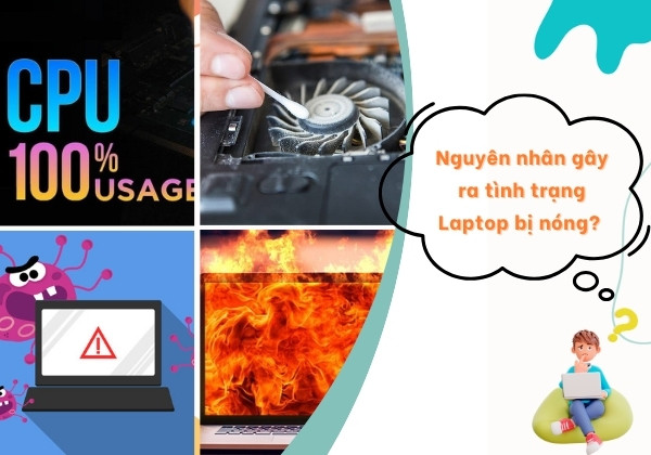 Nguyên nhân gây ra tình trạng Laptop của bạn bị nóng