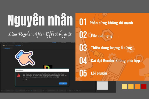 Render After Effect bị giật Render After Effect bị giật
