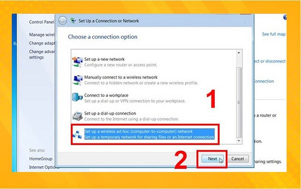 Phát wifi từ laptop win 7 b4