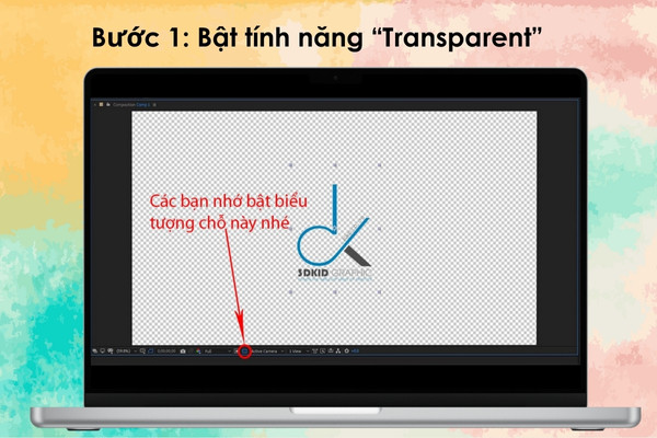 Xuất file không nền trong After Effect