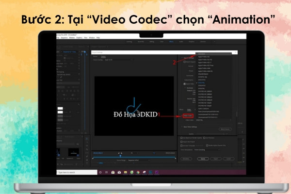 Xuất file không nền trong After Effect
