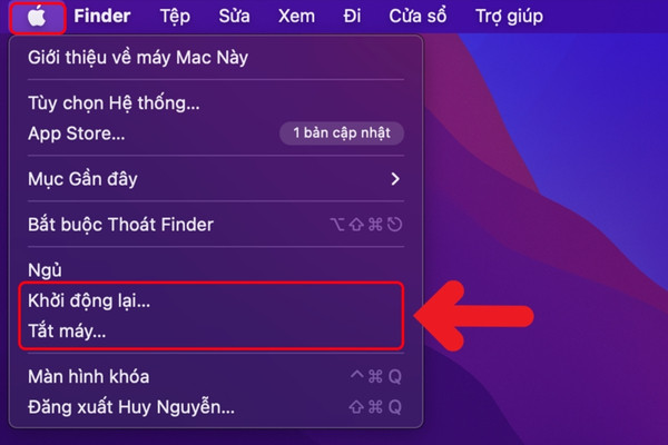 Màn hình Macbook bị nhòe