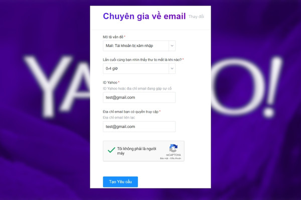 Khôi phục email đã xóa vĩnh viễn trong yahoo