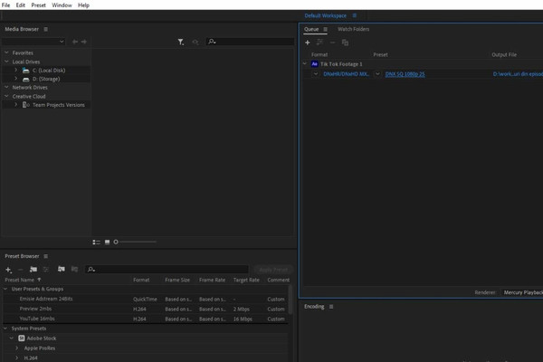 Render After Effect bị giật Render After Effect bị giật