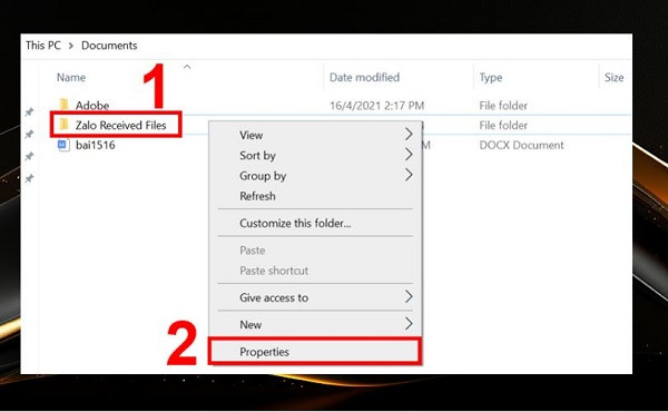 Sử dụng tính năng có sẵn trên hệ thống Windows B1