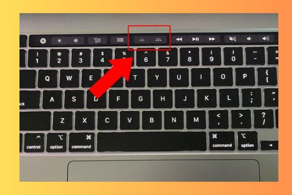 Sử dụng Touch Bar điều chỉnh