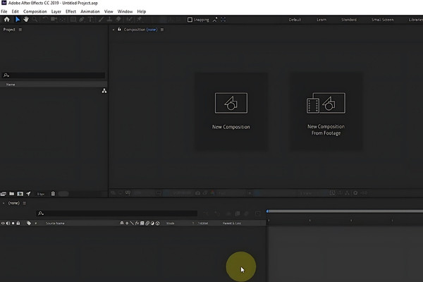 Reset After Effect về mặc định