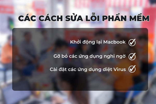 Màn hình Macbook bị chớp