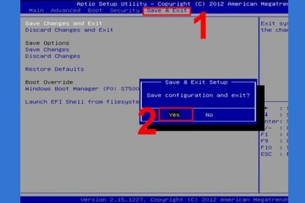 Tắt Fast Boot B2