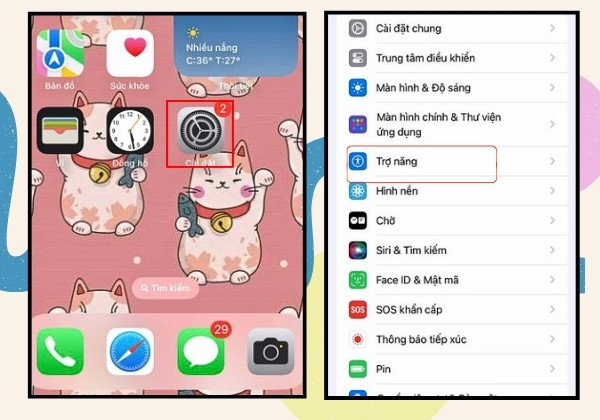 Tắt tính năng thu phóng của màn hình iPhone B1 Tắt tính năng thu phóng của màn hình iPhone B1