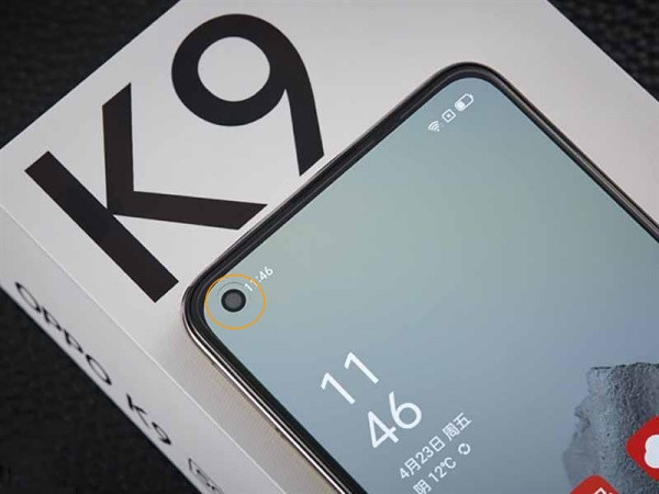 Thay cam trước Oppo K9