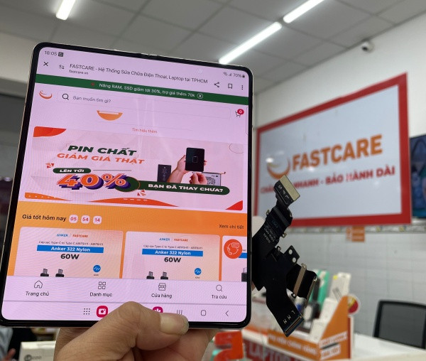Thay cáp nối màn hình Z Fold 4