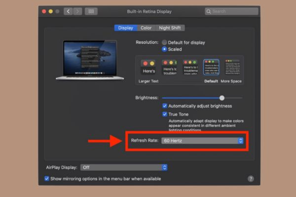 Lỗi màn hình MacBook Pro 2017