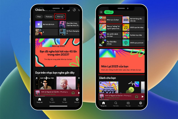 Hướng dẫn cách xem Spotify Wrapped trên điện thoại bước 2