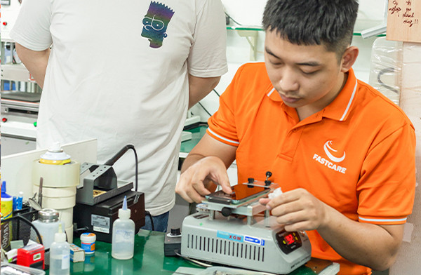 Trước khi thay vỏ