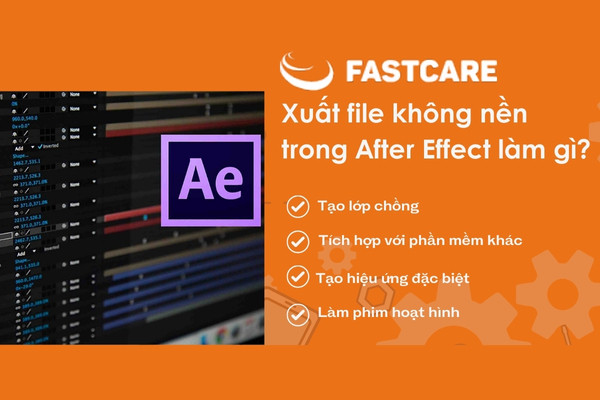 Xuất file không nền trong After Effect