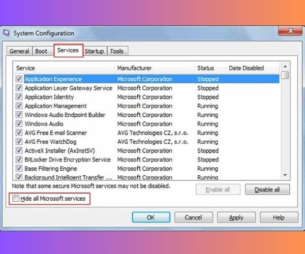 Bật chế độ Clean Boot bước 2