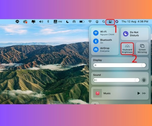 bật đèn bàn phím laptop bằng phần mềm trên Macbook