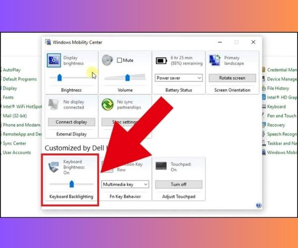 bật đèn bàn phím laptop bằng phần mềm trên laptop Windows