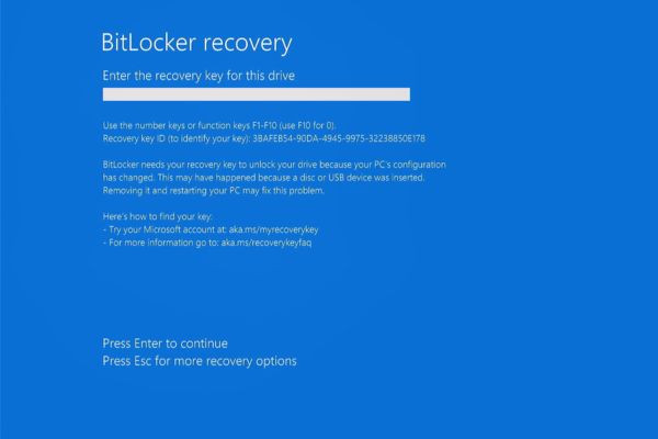 BitLocker Recovery Key là gì BitLocker Recovery Key là gì