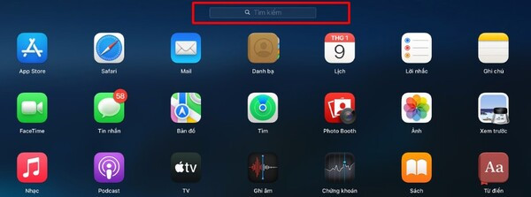 Bước 2 Cách mở Terminal trên Mac bằng Launchpad