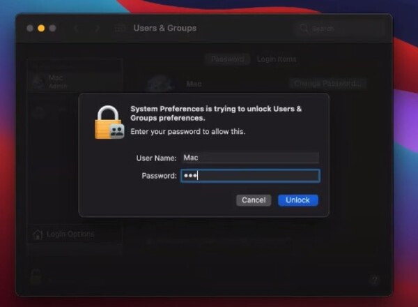 Bước 2: Tạo nhóm người dùng chung MacBook Bước 2: Tạo nhóm người dùng chung MacBook