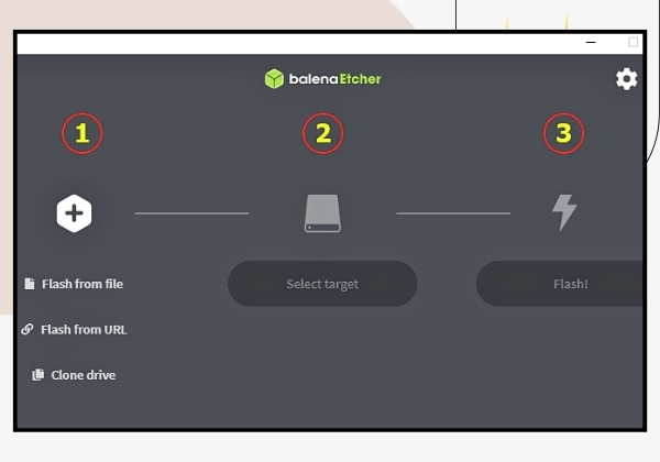 Bước 3. Cách 1.2: Dùng balenaEtcher để tiến hành ghi file vào USB Bước 3. Cách 1.2: Dùng balenaEtcher để tiến hành ghi file vào USB