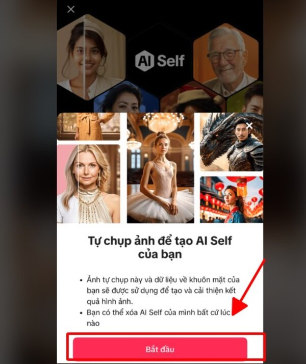 Bước 3: Hướng dẫn tạo AI Self trên TikTok đơn giản, dễ hiểu