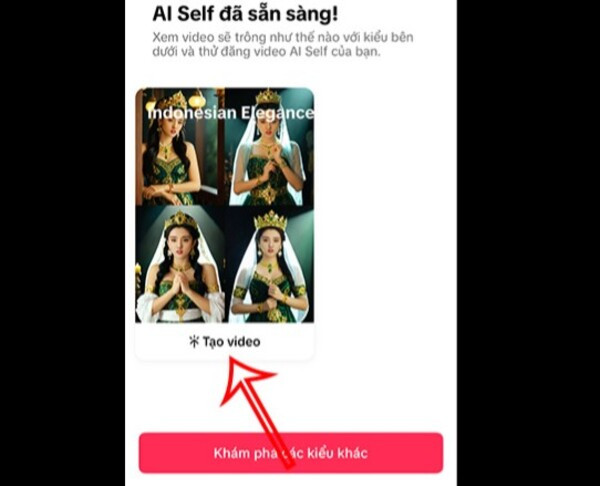 Bước 5: Hướng dẫn tạo AI Self trên TikTok đơn giản, dễ hiểu