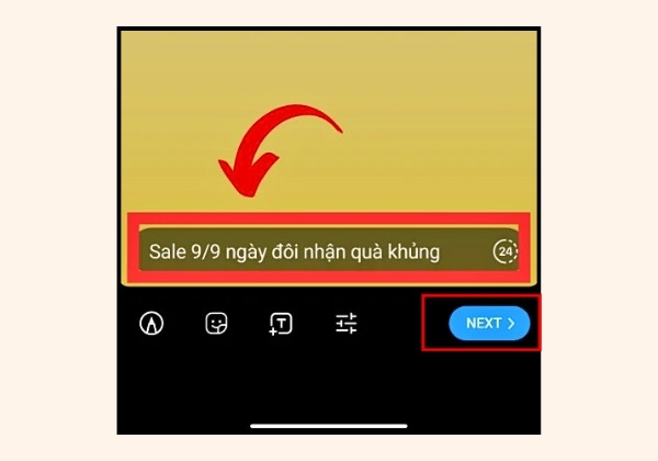 Các bước đăng Telegram Stories video bước 3