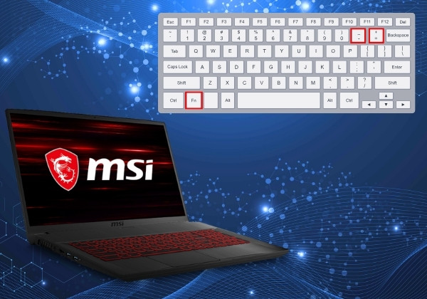 Cách bật tắt đèn bàn phím đối với dòng laptop MSI