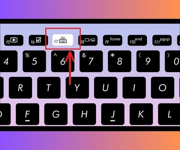 Cách bật đèn bàn phím laptop Asus