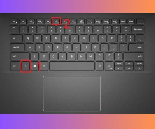 Cách bật đèn bàn phím laptop Dell