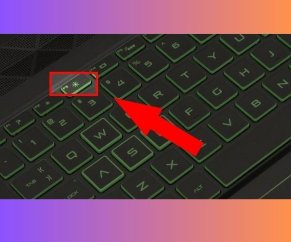 Cách bật đèn bàn phím laptop HP