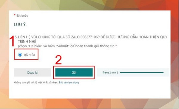 Cách đăng ký chạy Be B12