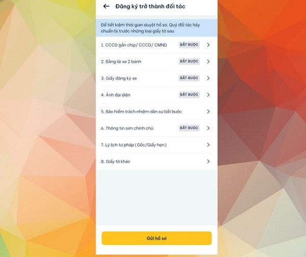 Cách đăng ký chạy Be B7